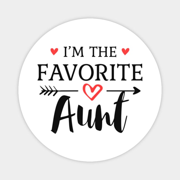 Favorite Aunt Magnet by CreativeSalek